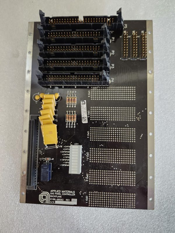 APPLIED MATERIALS 0100-00582 300MM GAS PANEL CONTROLLER BACKPLANE PCB BD