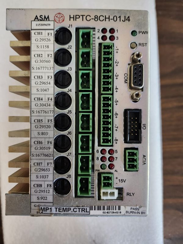 ASM 02-82729-02 REV B High Power Temperature Cntr Assy HPTC-8CH-01J4