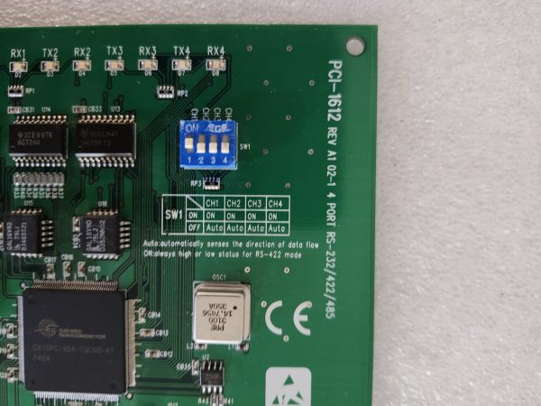Advantech PCI-1612 4-Port RS-232 PCI Communication Interface Card - Image 3