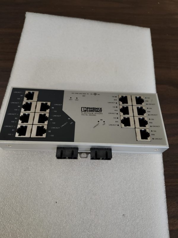 Phoenix Contact 205 mm Ethernet Switch FL SWITCH SF 14TX/2FX 2832593