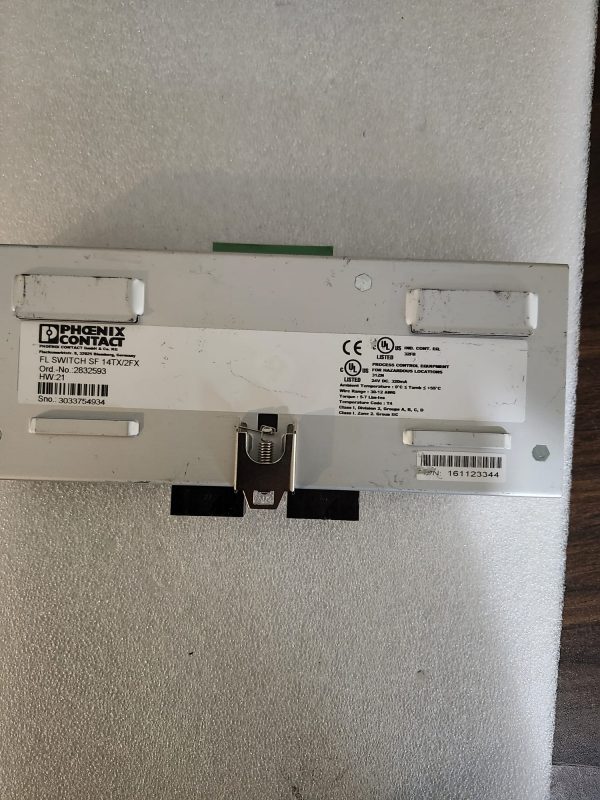 Phoenix Contact 205 mm Ethernet Switch FL SWITCH SF 14TX/2FX 2832593 - Image 3