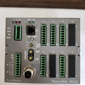 Eurotherm Mini8/8LP/0PRG/VL/DNETM12/C/TC8/TC4/DO8/XXX/STD/250 DeviceNet Mini8