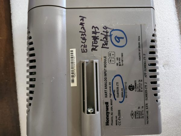 Honeywell CC-PAIH01 51405038-175 Hart Analog Input Module - Image 2
