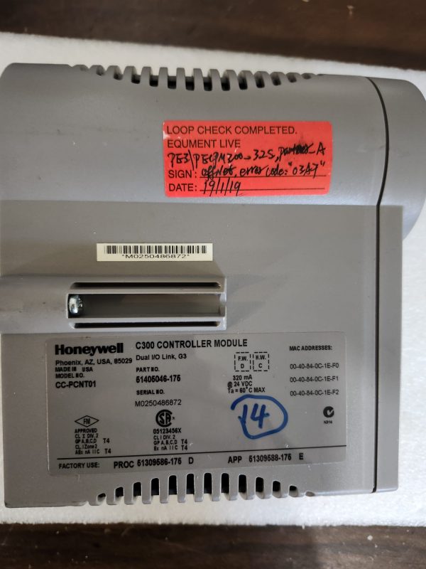 Honeywell CC-PCNT01 51405046-175 Module - Image 2