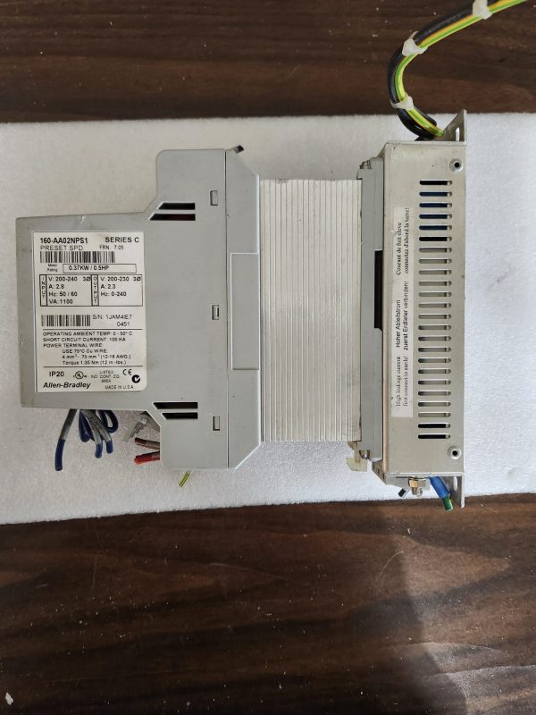 ALLEN-BRADLEY 160-AA02NPS1 SER. C VARIABLE SPEED CONTROLLER 0.37KW / 0.5HP - Image 3