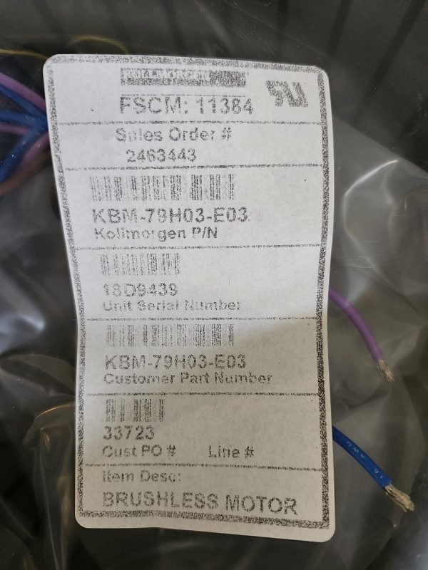 Kollmorgen KBM-79H03-E03 Frameless Direct Drive Brushless Motor Stator Core - Image 4