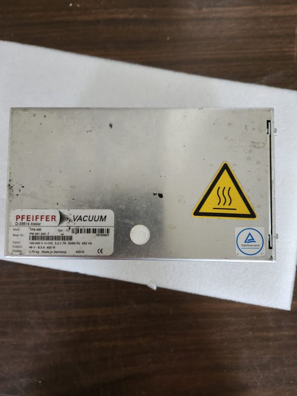Pfeiffer Vacuum TPS 400, D-35614 Asslar, Power Supply In 100-240Vac, 48Va - Image 3