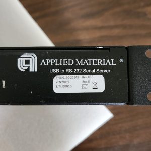 APPLIED MATERIALS USB TO RS-232 SERIAL SERVER 0190-22545 REV 005