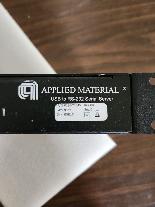 APPLIED MATERIALS USB TO RS-232 SERIAL SERVER 0190-22545 REV 005