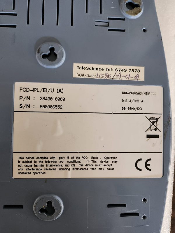 RAD FCD-IPL E1/U 3840010000 48VDC - Image 4