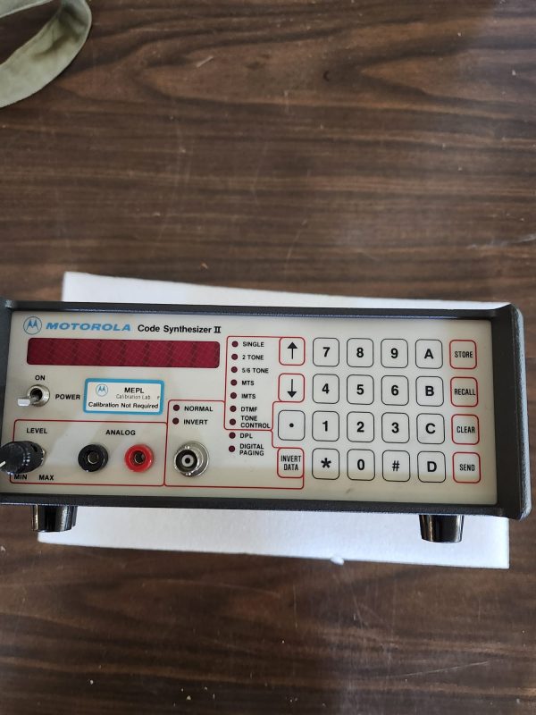MOTOROLA CODE SYNTHESIZER II-MODEL# R1151A
