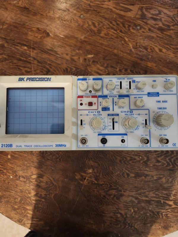 BK Precision 2120B Dual Trace Oscilloscope 30MHz - Image 2