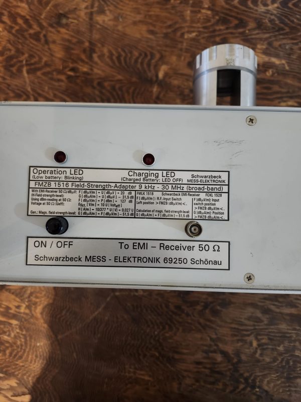 Schwarzbeck FMZB 1516 Field Strength Adapter 9 kHz - 30 MHz - Image 2