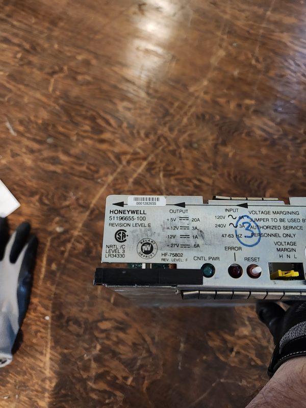 HONEYWELL 51196655-100 DUAL-NODE POWER SUPPLY LR34330, HF75802 - Image 4