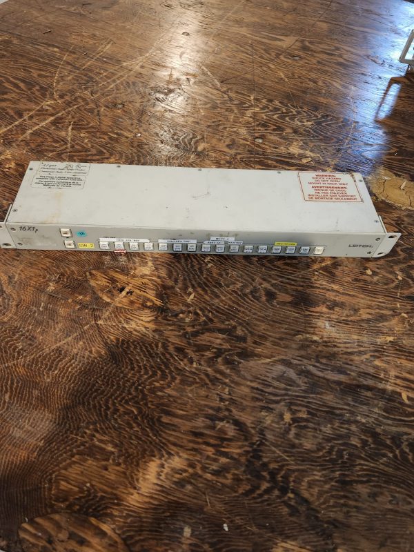 Leitch 16X1p Routing Switcher RCP32P Video Switch  Control