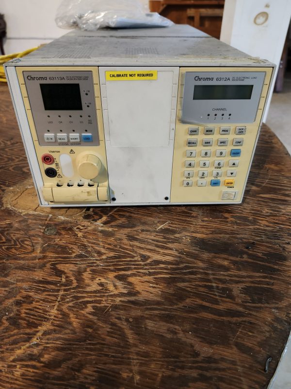 Chroma 6312A+Chroma 63113A, DC Electronic Load