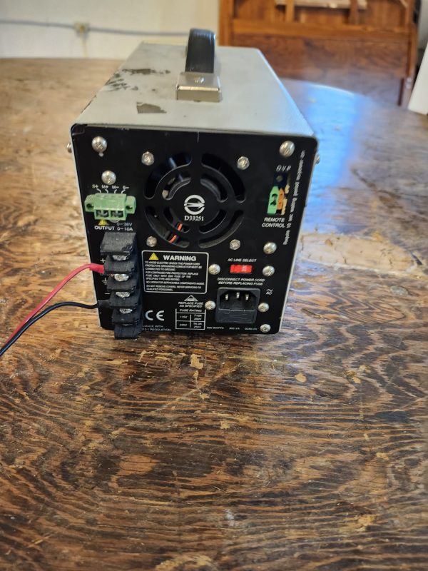 GW INSTEK SPS 3610 0-36V @0-10 Amps Switching DC Power Supply - Image 3
