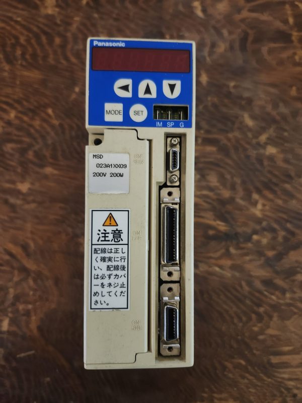 Panasonic MSD023A1XX09 AC Servo Driver 200W