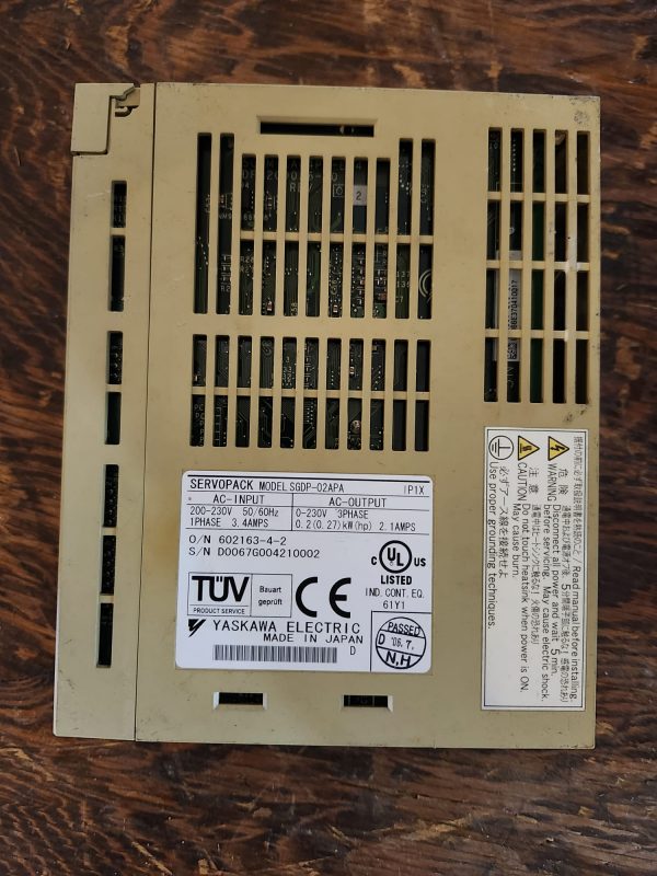 YASKAWA SGDP-02APA AC Servopack Servo Drive - Image 3