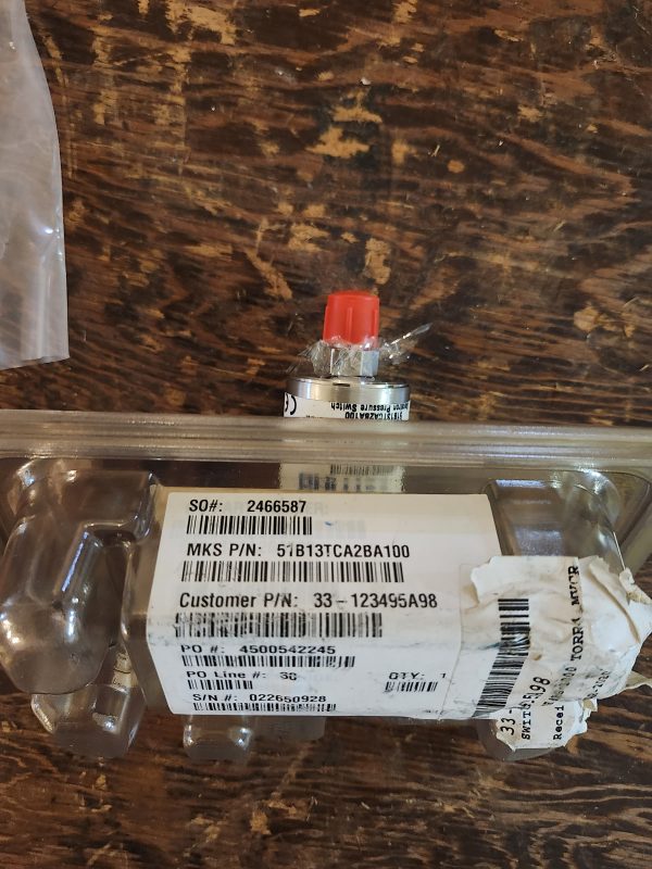 MKS 51B13TCA2BA100 Baratron Pressure Switch - Image 3