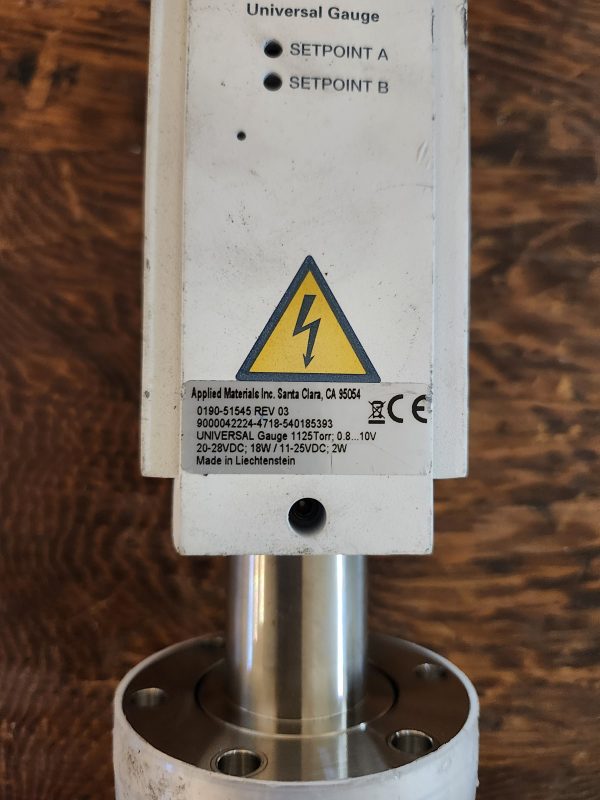 APPLIED MATERIALS UNIVERSAL GAUGE 0190-51545 1125 TORR - Image 3