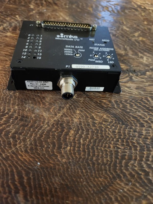 MKS MICRONODE I/O AS00123-02 SRC REV 01 / EXTERNAL I/O POWER MKS-CIT - Image 2