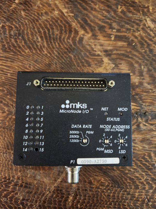 MKS MICRONODE I/O AS00123-02 SRC REV 01 / EXTERNAL I/O POWER MKS-CIT