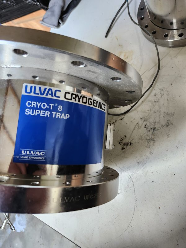 ULVAC CRYOGENICS CRYO-T 8 SUPER TRAP, CRYOPUMP CRYO-T8SN - Image 4