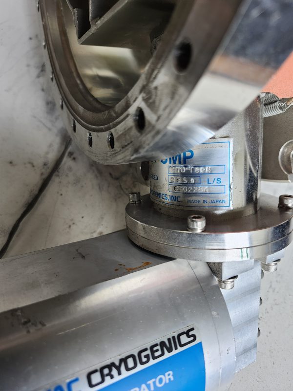 ULVAC CRYOGENICS CRYO-T 8 SUPER TRAP, CRYOPUMP CRYO-T8PN, RS5 REFRIGERATOR UNIT - Image 3