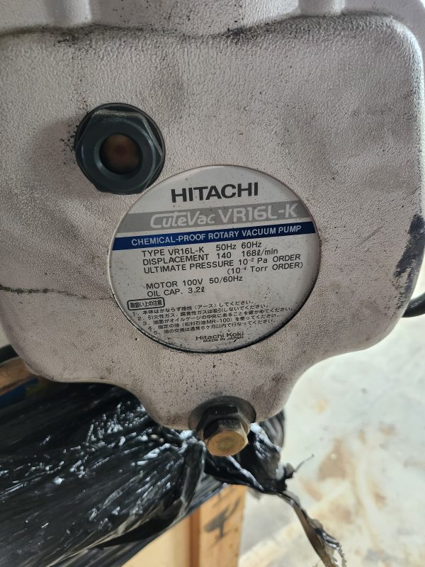 Hitachi VR16L-K CuteVac Direct Drive Rotary Vacuum Pump - Image 4