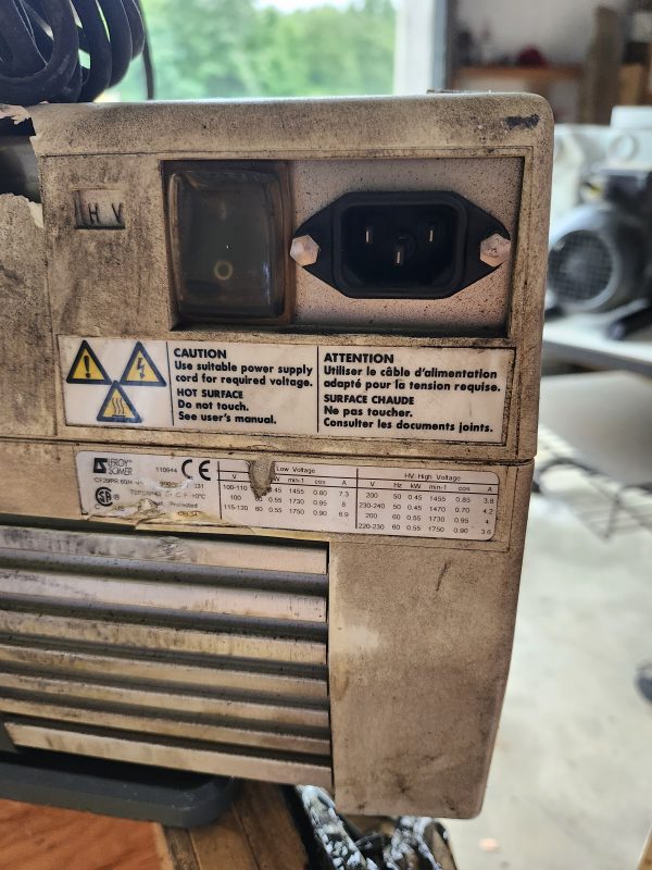 Alcatel Adixen Pascal 2005 SD Dual Stage Rotary Vane Vacuum Pump - Image 4
