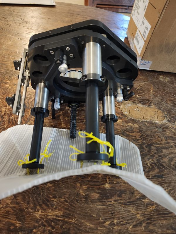 Precision Z-Axis Linear Actuator w/ Ogura MCND-10G Clutch, THK 1605 Ballscrew, Mitutoyo Micrometer - Image 4