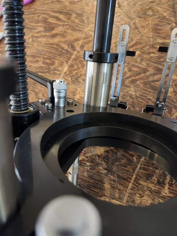 Precision Z-Axis Linear Actuator w/ Ogura MCND-10G Clutch, THK 1605 Ballscrew, Mitutoyo Micrometer - Image 7