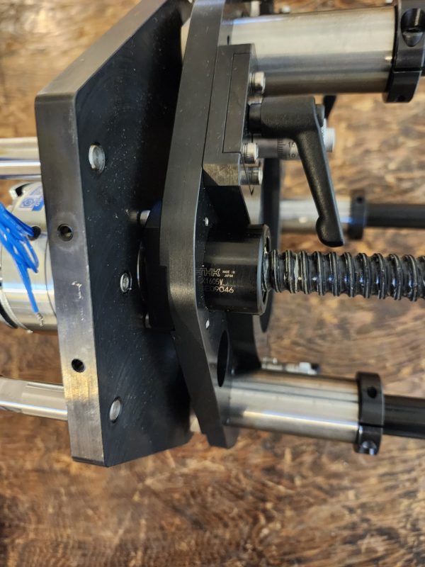 Precision Z-Axis Linear Actuator w/ Ogura MCND-10G Clutch, THK 1605 Ballscrew, Mitutoyo Micrometer - Image 8