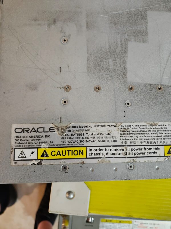 Sun Oracle 72 Port 10GbE Network Switch E27269-11 7067545 - Image 4