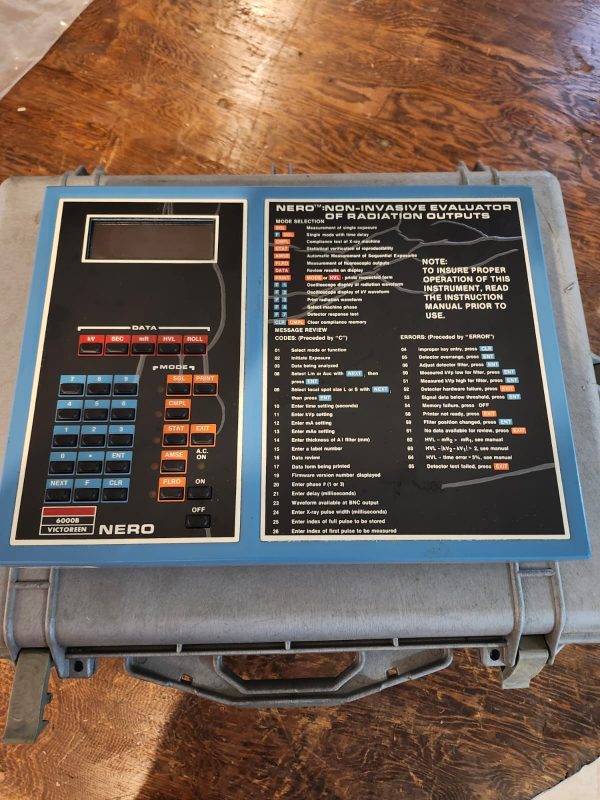 Victoreen Nero 6000B Non Invasive Evaluator of Radiation Outputs