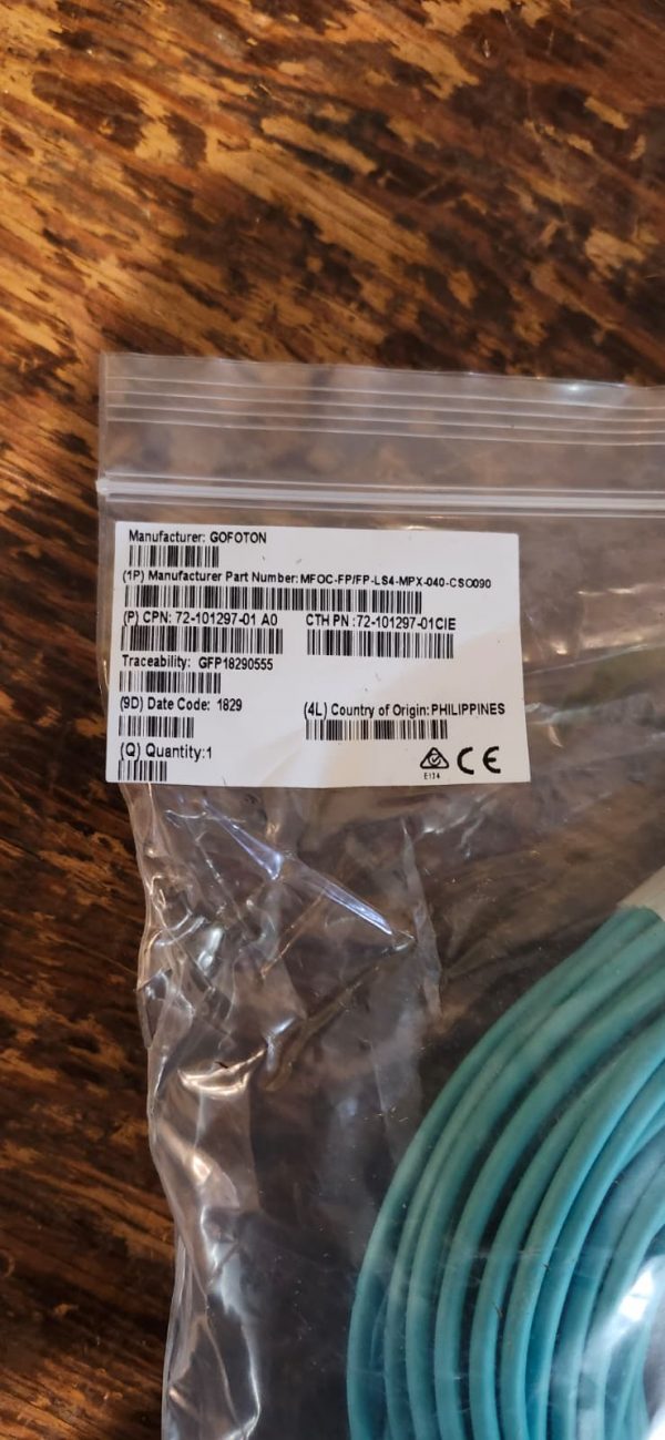 GOFOTON MF OC-FP/FP-LS4-MPX-040-CSO090 40-Meter Multimode Fiber Optic Cable - Image 3
