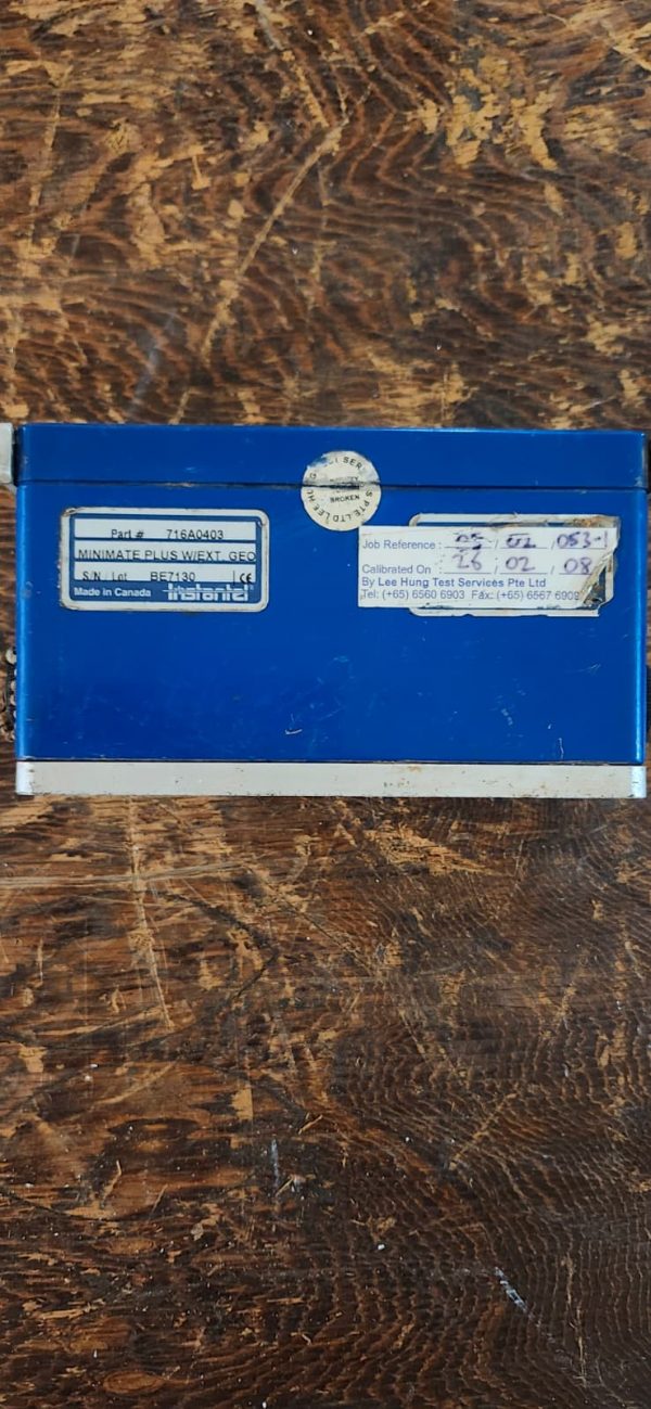 Instantel Minimate Plus 716A0403 Vibration Monitor - Image 4