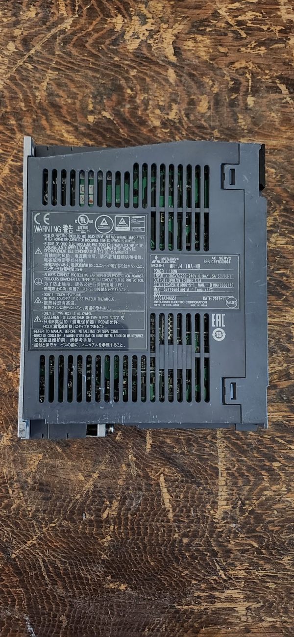 MITSUBISHI SERVO AMPLIFIER, MELSERVO-J4, 100W MR-J4-10A-NB - Image 3