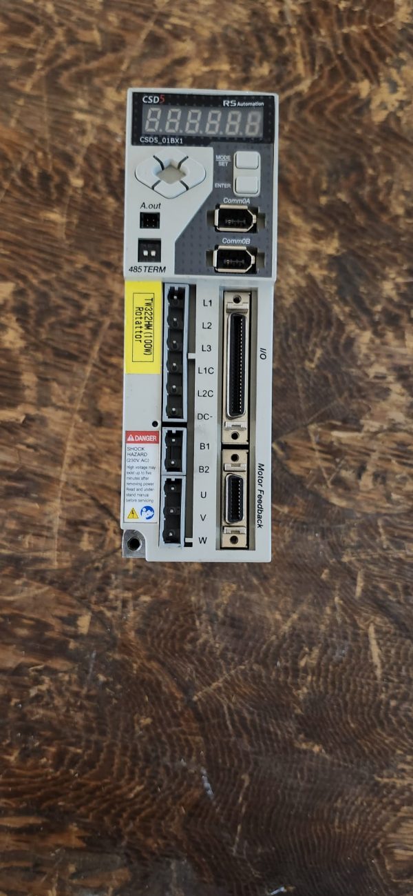 RS OEMax CSD5-01BX1 Servo Driver 100W