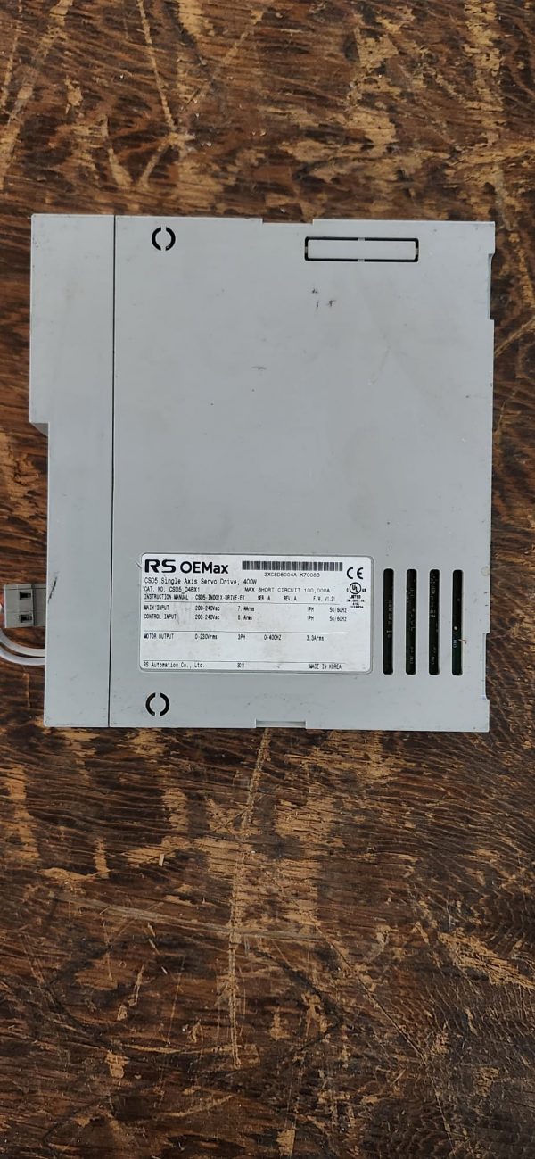 RS OEMax CSD5-04BX1 Servo Driver 400W - Image 3