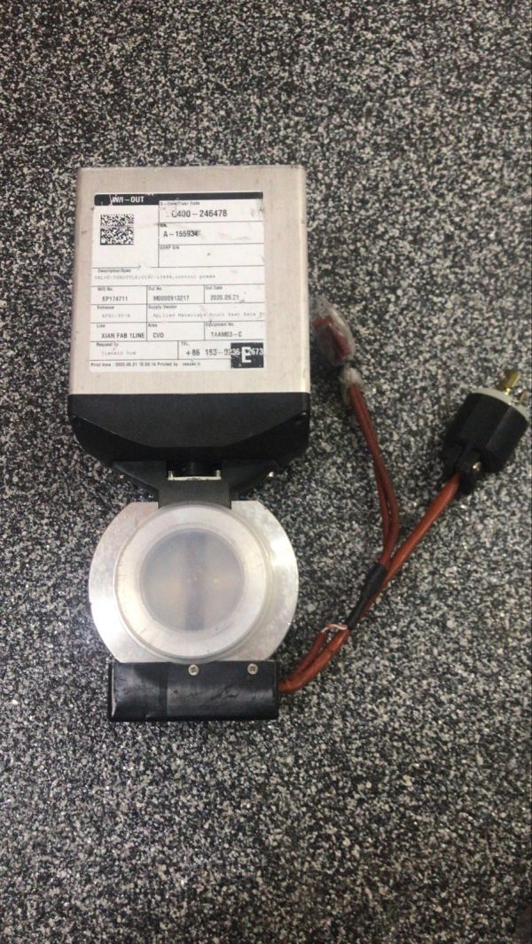 VAT 61234-KAGQ-AUO1/0117 Butterfly Valve Control System