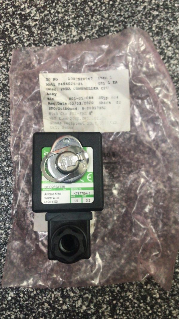 Asco Redhat 24VDC Solenoid Valve SC B262A138 Water Air Oil 1/4" NPT US Stainless