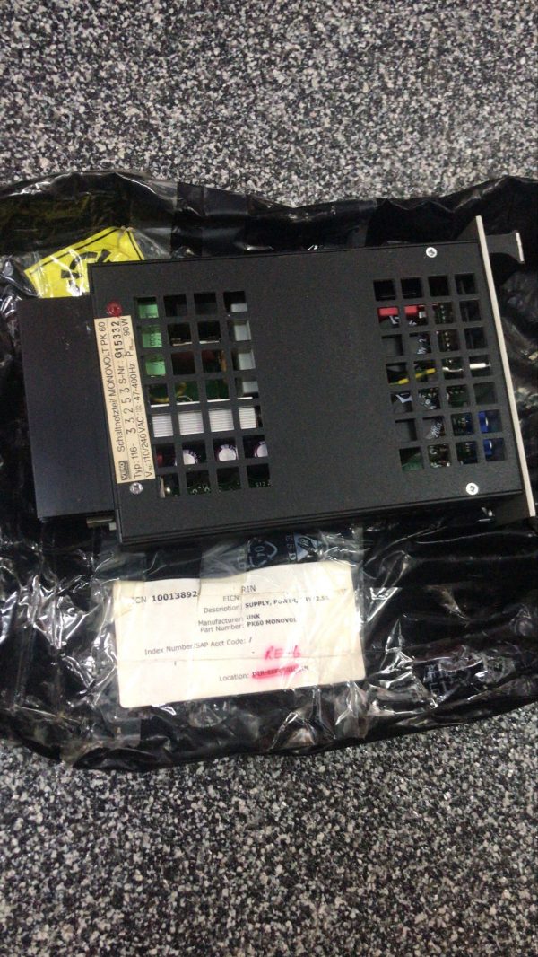 Vero 116-33253 Monovolt PK60 Power Supply - Image 2