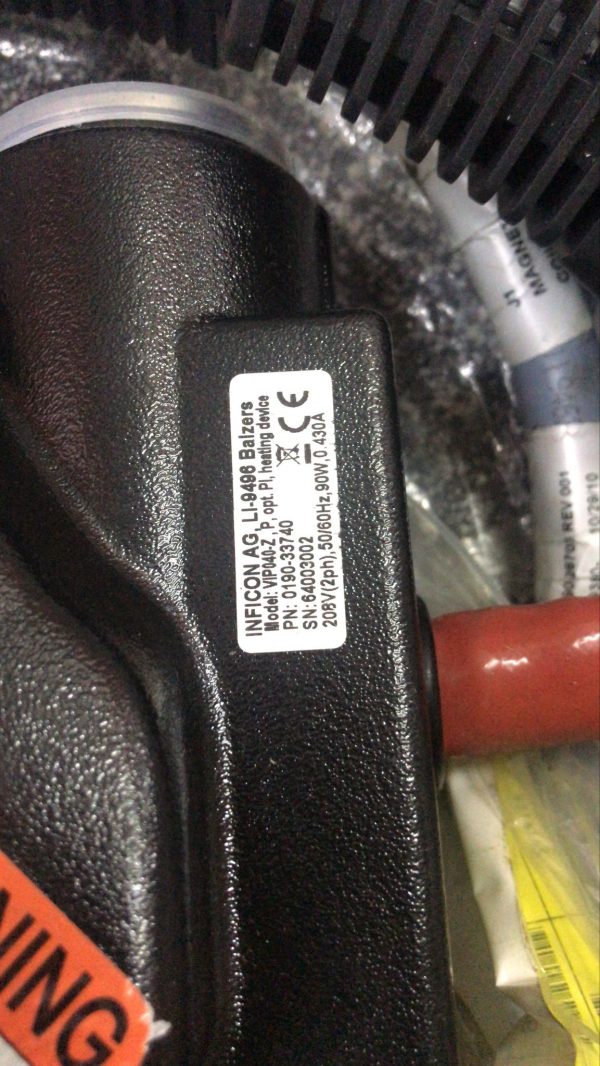 Inficon VIP040-Z,P,opt. PI Heating device 0190-33740 - Image 2