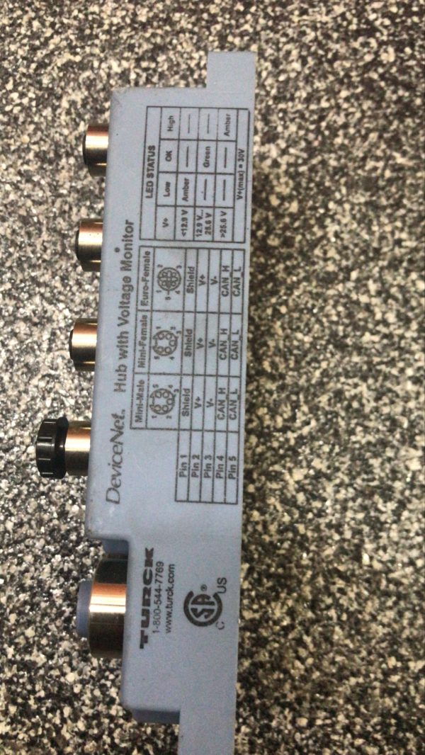 TURCK DeviceNET Hub with Voltage Monitor JBBS 57-E811 - Image 2