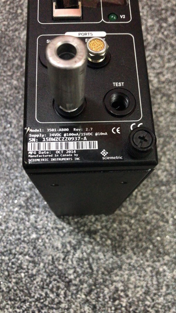 SCIEMETRIC MODEL 3501-AB00 SIGPOD LEAK TEST MODULE - Image 2