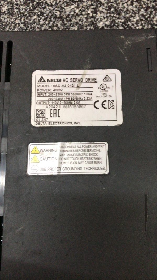 DELTA SERVO DRIVE ASD-A2-0421-L - Image 2