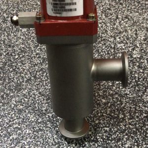MKS Pneumatic Angle Valve 25AK, 0.225, 90BYP 100016885