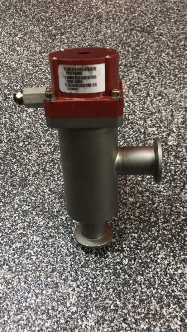 MKS Pneumatic Angle Valve 25AK, 0.225, 90BYP 100016885